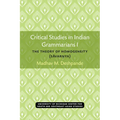 Critical Studies in Indian Grammarians I: The Theory of Homogeneity (Savar?ya)