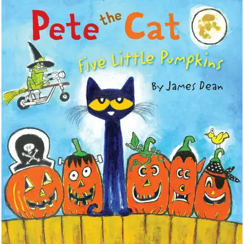 Pete the Cat: Five Little Pumpkins: A Halloween Book for Kids - Hardcover