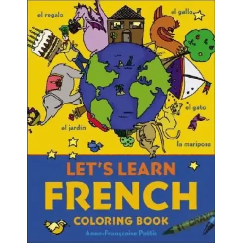Let's Learn French Coloring Book - Paperback