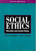 Social ethics Morality and Social Policy by Thomas A. Mappes -Paperback 5th ed.