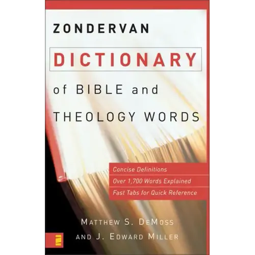 Zondervan Dictionary of Bible and Theology Words - Paperback
