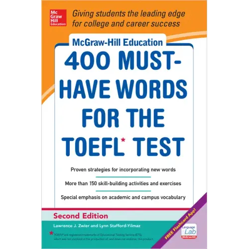 McGraw-Hill Education 400 Must-Have Words for the Toefl, 2nd Edition - Paperback