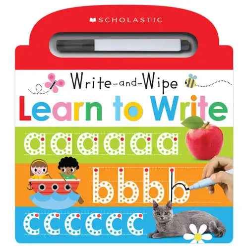 Learn to Write: Scholastic Early Learners (Write and Wipe) - Board Book