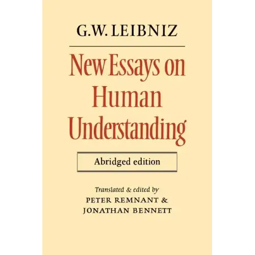 New Essays on Human Understanding Abridged Edition - Paperback