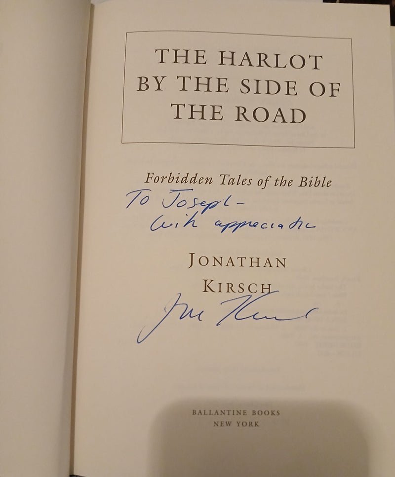 The Harlot by the Side of the Road: Forbidden Tales of the Bible-Hardcover – 1st Ed., May 1997. Signed Copy