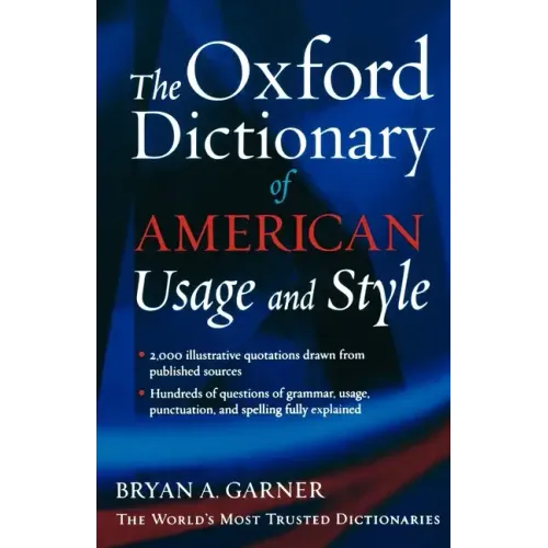 The Oxford Dictionary of American Usage and Style - Paperback
