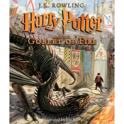 Harry Potter and the Goblet of Fire: The Illustrated Edition (Harry Potter, Book 4) - Hardcover