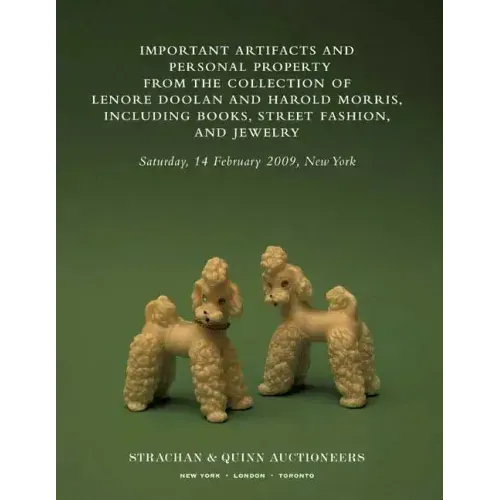 Important Artifacts and Personal Property from the Collection of Lenore Doolan and Harold Morris, Including Books, Street Fashion, and Jewelry - Paperback