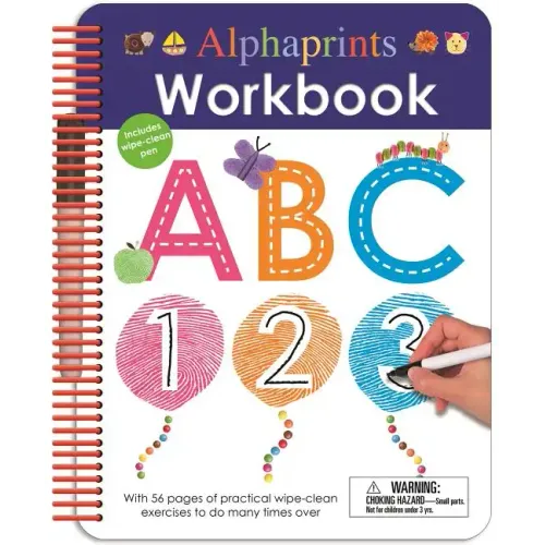 Alphaprints: Wipe Clean Workbook ABC - Spiral