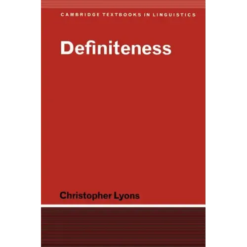 Definiteness - Paperback