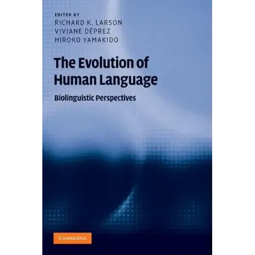 The Evolution of Human Language - Paperback