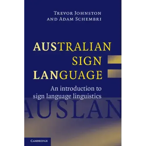 Australian Sign Language (Auslan) - Paperback