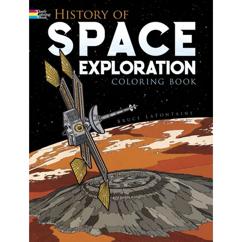 History of Space Exploration Coloring Book