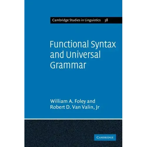 Functional Syntax and Universal Grammar - Paperback