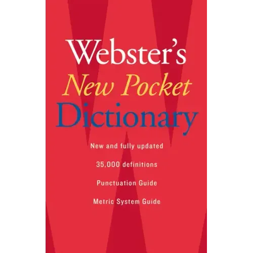 Webster's New Pocket Dictionary - Paperback