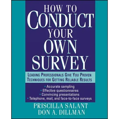How to Conduct Your Own Survey - Paperback