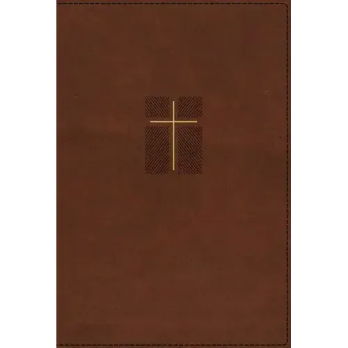 Niv, Quest Study Bible, Leathersoft, Brown, Indexed, Comfort Print: The Only Q and A Study Bible - Imitation Leather