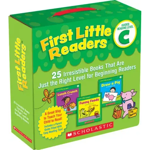 First Little Readers Parent Pack: Guided Reading Level C: 25 Irresistible Books That Are Just the Right Level for Beginning Readers - Boxed Set