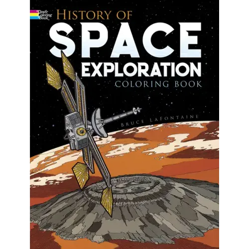 History of Space Exploration Coloring Book - Paperback