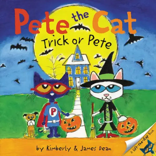 Pete the Cat: Trick or Pete: A Halloween Lift-The-Flap Book for Kids - Paperback