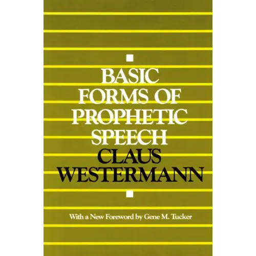 Basic Forms of Prophetic Speech - Paperback