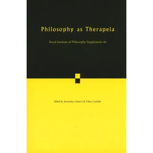 Philosophy as Therapeia - Paperback