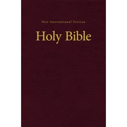 NIV, Value Pew and Worship Bible, Hardcover, Burgundy - Hardcover