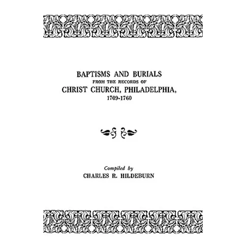 Baptisms and Burials - Paperback