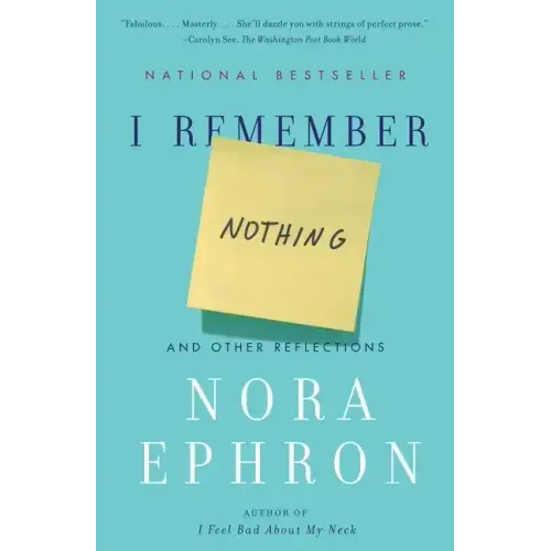 I Remember Nothing: And Other Reflections - Paperback