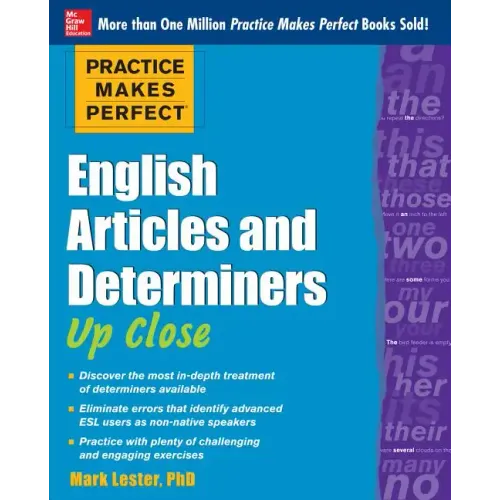 Practice Makes Perfect English Articles and Determiners Up Close - Paperback