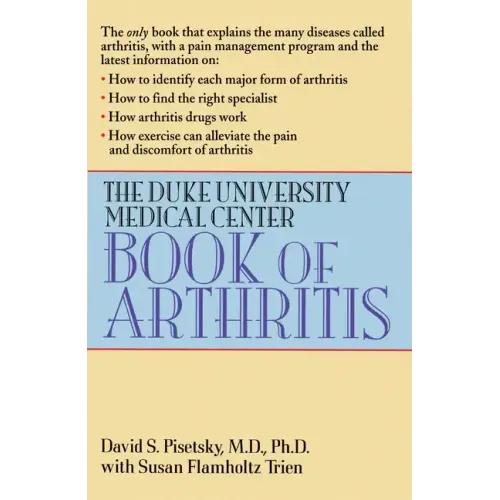 The Duke University Medical Center Book of Arthritis - Paperback