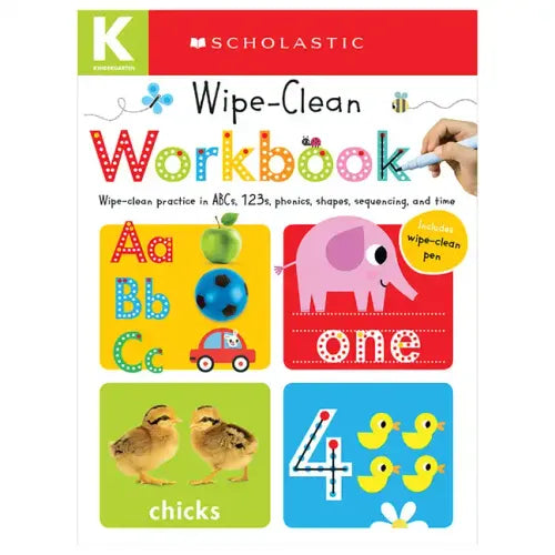 Kindergarten Wipe-Clean Workbook: Scholastic Early Learners (Wipe-Clean Workbook) - Spiral