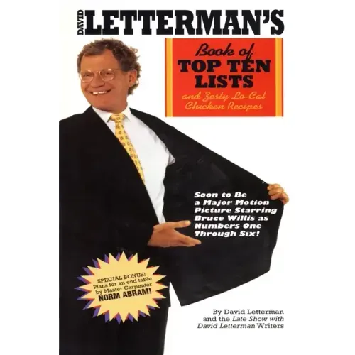 David Letterman's Book of Top Ten Lists: and Zesty Lo-Cal Chicken Recipes - Paperback
