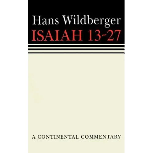 Isaiah 13 to 27 - Hardcover