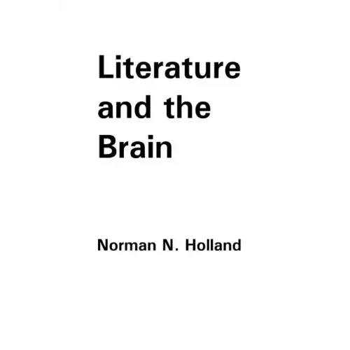 Literature and the Brain - Paperback