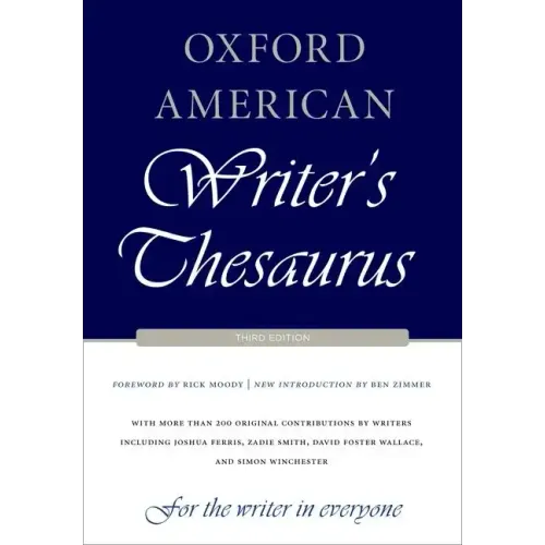 Oxford American Writer's Thesaurus - Hardcover