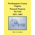 Northampton County, Virginia Personal Property Tax Lists, 1851-1862