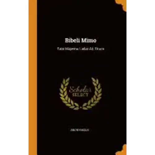 Bibeli Mimo: Tabi Majemu Lailai Ati Titum - Hardcover