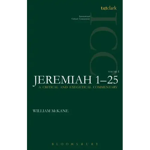 Jeremiah (ICC): Volume 1: 1-25 - Paperback