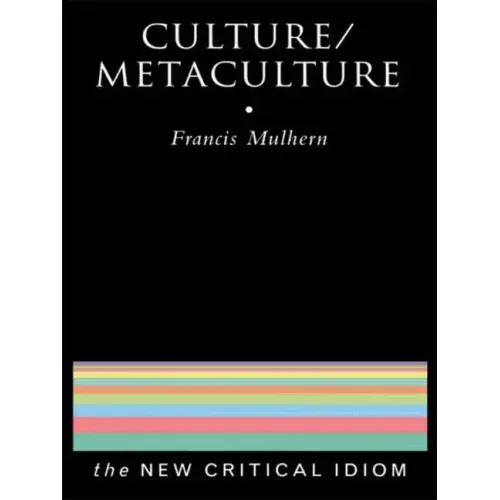 Culture/Metaculture - Paperback
