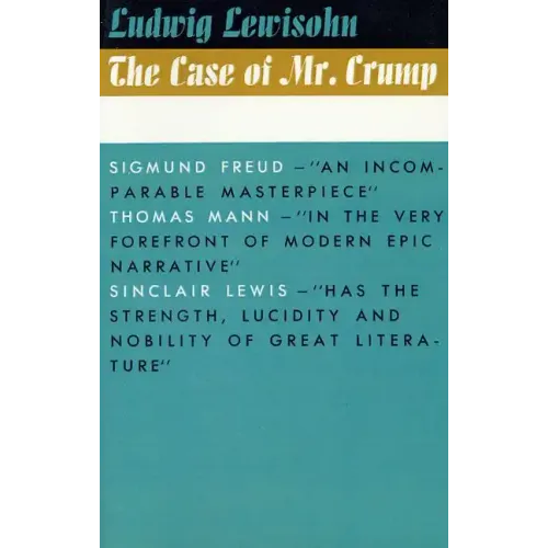 The Case of Mr. Crump - Paperback