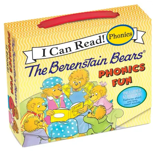 The Berenstain Bears 12-Book Phonics Fun!: Includes 12 Mini-Books Featuring Short and Long Vowel Sounds - Boxed Set