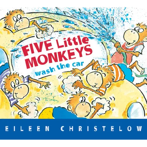 Five Little Monkeys Wash the Car Board Book - Board Book
