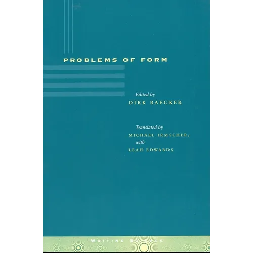 Problems of Form - Paperback