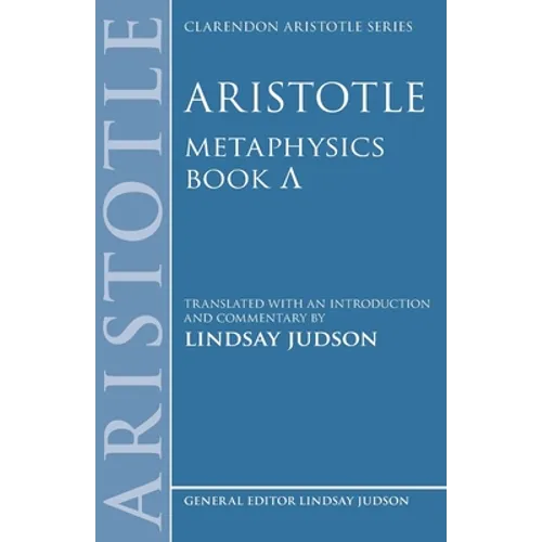 Aristotle, Metaphysics Lambda - Paperback