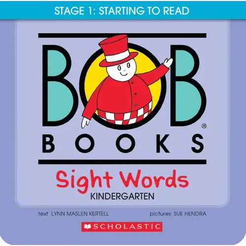 Bob Books - Sight Words Kindergarten Box Set Decodable Phonics Books, Ages 4 and Up, Kindergarten, Flashcards (Stage 2: Emerging Reader) - Paperback
