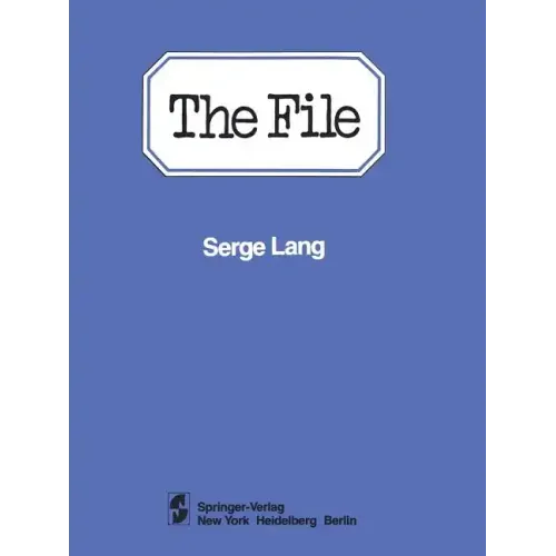 The File: Case Study in Correction (1977-1979) - Paperback