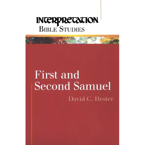 First and Second Samuel - Paperback