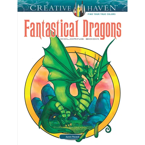 Creative Haven Fantastical Dragons Coloring Book - Paperback
