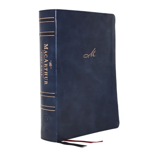 Nkjv, MacArthur Study Bible, 2nd Edition, Leathersoft, Blue, Comfort Print: Unleashing God's Truth One Verse at a Time - Imitation Leather